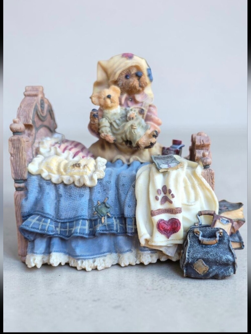 Boyds Bears Music Box Spoon Full Of Sugar Bearstone Collectibles